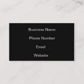 メーキャップアーティストの名刺 名刺 (裏面)