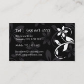 メーキャップアーティストの名刺 名刺 (裏面)