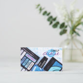 メーキャップアーティストの名刺 名刺 (スタンド正面)