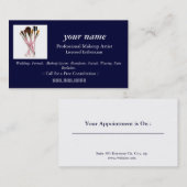 メーキャップアーティストの名刺 名刺 (正面/裏面)