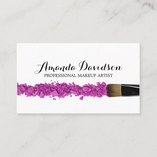 メーキャップアーティストの名刺 名刺 (正面)
