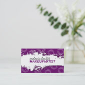 メーキャップアーティストの名刺 名刺 (スタンド正面)