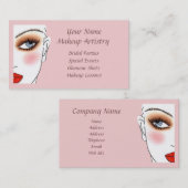メーキャップアーティストの名刺 名刺 (正面/裏面)