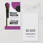 メーキャップアーティストの名刺 名刺 (正面/裏面)