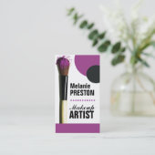 メーキャップアーティストの名刺 名刺 (スタンド正面)