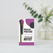 メーキャップアーティストの名刺 名刺 (スタンド正面)