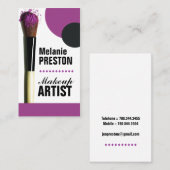 メーキャップアーティストの名刺 名刺 (正面/裏面)
