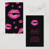 メーキャップアーティストの唇 名刺 (正面/裏面)