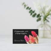 メーキャップアーティストの美しいの名刺 名刺 (スタンド正面)