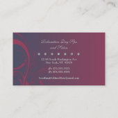 メーキャップアーティストの美容師の名刺 名刺 (裏面)