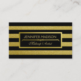 メーキャップアーティストの美容師の美しい 名刺