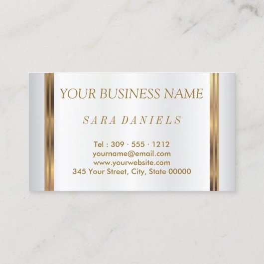 メーキャップアーティストの金紙吹雪及びそうピンクの唇 名刺 (裏面)