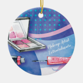 メーキャップアーティストの非凡な美しいのスタイリスト セラミックオーナメント