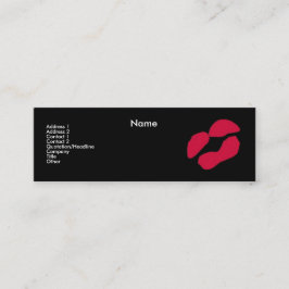 "メーキャップアーティスト" スキニー名刺