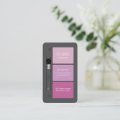 メーキャップアーティスト 名刺 (スタンド正面)