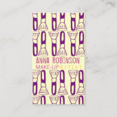 メーキャップアーティスト 名刺 (正面)