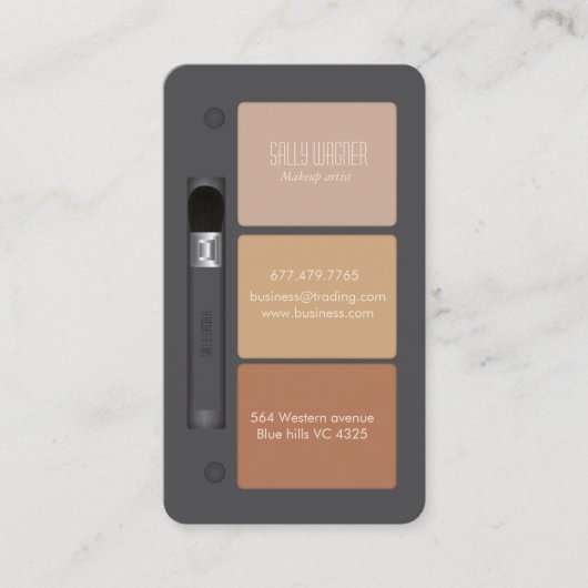 メーキャップアーティスト 名刺 (正面)