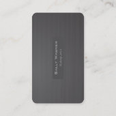 メーキャップアーティスト 名刺 (裏面)