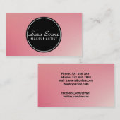メーキャップアーティスト-名刺 名刺 (正面/裏面)