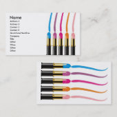 メーキャップアーティスト、美容院、等の名刺 名刺 (正面/裏面)