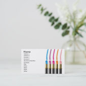 メーキャップアーティスト、美容院、等の名刺 名刺 (スタンド正面)