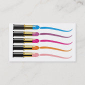 メーキャップアーティスト、美容院、等の名刺 名刺 (裏面)