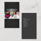 メーキャップアーティストIIのプロフェッショナルの美容師 名刺 (正面/裏面)