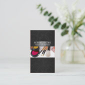 メーキャップアーティストIIのプロフェッショナルの美容師 名刺 (スタンド正面)