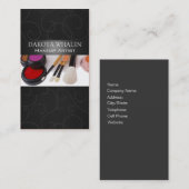 メーキャップアーティストIIのプロフェッショナルの美容師 名刺 (正面/裏面)