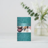 メーキャップアーティストIIのプロフェッショナルの美容師 名刺 (スタンド正面)