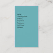 メーキャップアーティストIIのプロフェッショナルの美容師 名刺 (裏面)