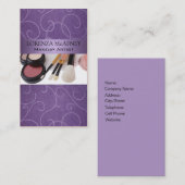 メーキャップアーティストIIのプロフェッショナルの美容師 名刺 (正面/裏面)