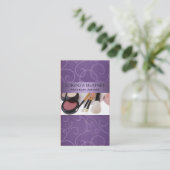 メーキャップアーティストIIのプロフェッショナルの美容師 名刺 (スタンド正面)