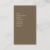 メーキャップアーティストIIのプロフェッショナルの美容師 名刺 (裏面)