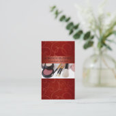 メーキャップアーティストIIのプロフェッショナルの美容師 名刺 (スタンド正面)