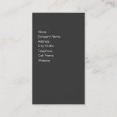 メーキャップアーティストIIのプロフェッショナルの美容師 名刺 (裏面)