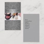 メーキャップアーティストIIのプロフェッショナルの美容師 名刺 (正面/裏面)