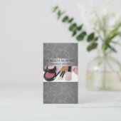 メーキャップアーティストIIのプロフェッショナルの美容師 名刺 (スタンド正面)