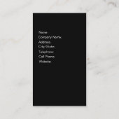 メーキャップアーティストIIIのプロフェッショナルのCosmetologyのヒョウ 名刺 (裏面)