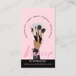 メークアップアーティストグラムMUA美しいサロンビューティシャン 名刺