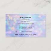 メークアップアーティストビューティシャンムア美しいサロンオパル 名刺 (裏面)