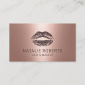 メークアップアーティストリップスバラ金ゴールドサロン 名刺 (正面)