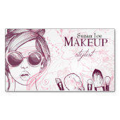 メークアップアーティスト名刺  マグネット名刺 (正面)