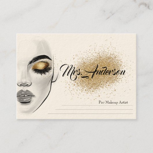 メークアップアーティスト名刺 名刺 (正面)