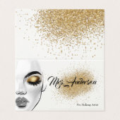 メークアップアーティスト名刺  名刺 (外部フラット)