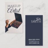 メークアップアーティスト美しいサロン名刺 名刺 (正面/裏面)