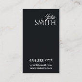 メークアップアーティスト美しいサロン名刺 名刺 (裏面)