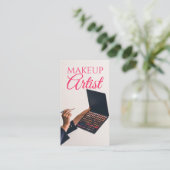 メークアップアーティスト美しいサロン名刺 名刺 (スタンド正面)