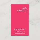 メークアップアーティスト美しいサロン名刺 名刺 (裏面)