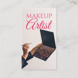 メークアップアーティスト美しいサロン名刺 名刺